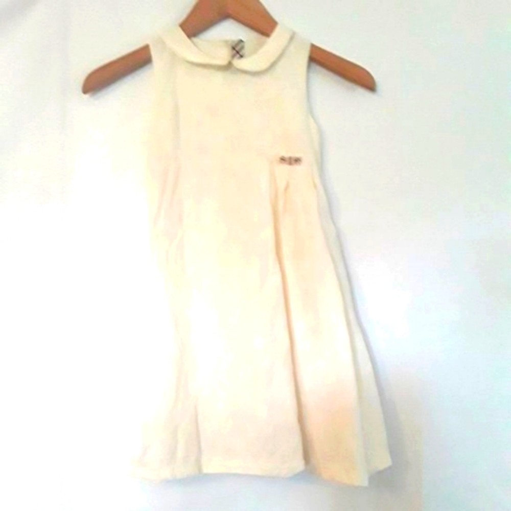 Burberry Girls Cream Islet Dress Size 8